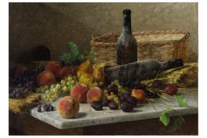 ANTONIO MATTEO MONTEMEZZO " NATURA MORTA", OLIO SU TELA